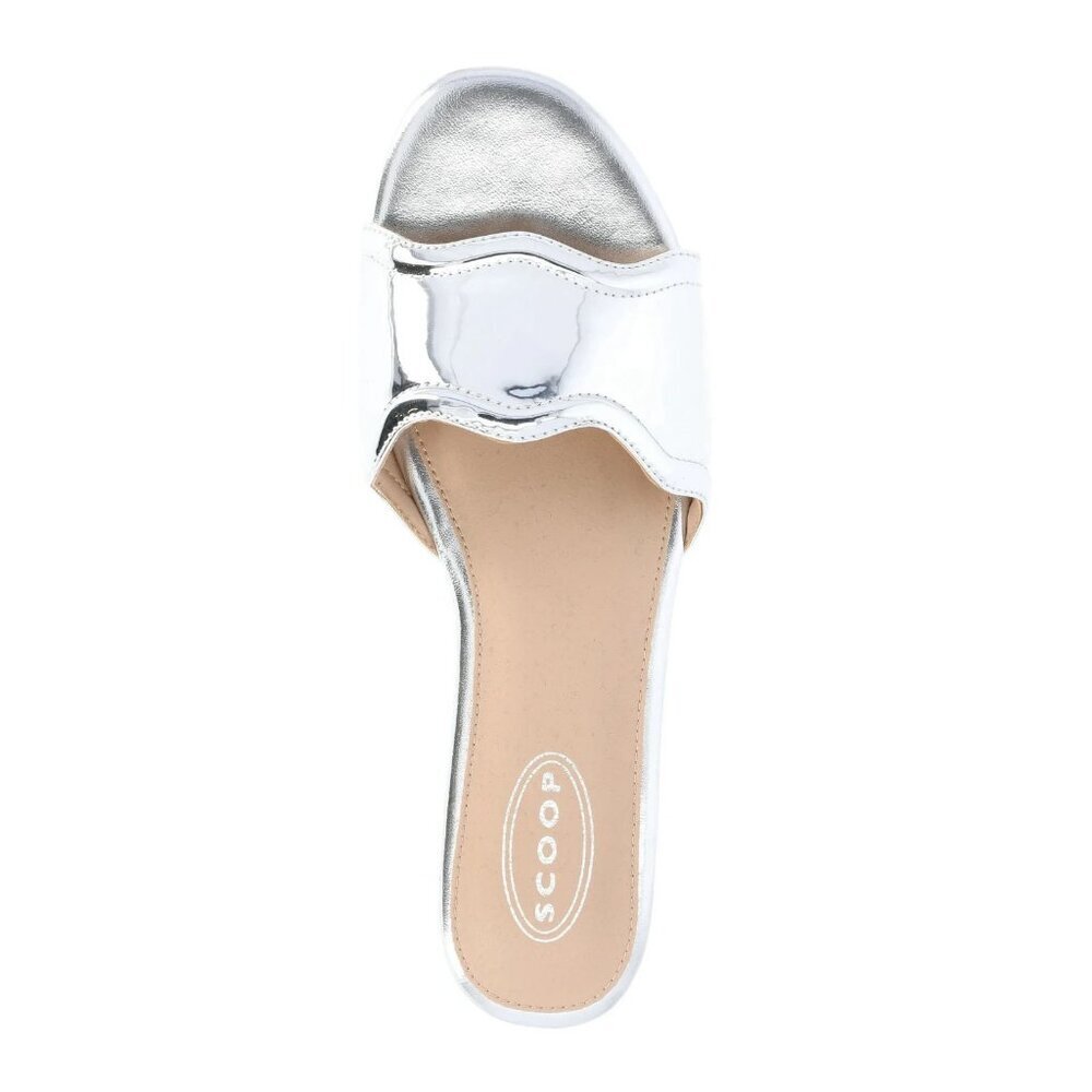 Scoop Women’s Wave Slide Sandals, Size 6, Medium Width, Slip-On, Flat Heel - Picture 2 of 5